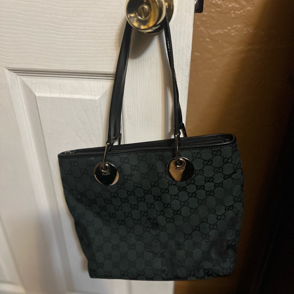 Authentic Vintage Gucci Eclipse Monogram Tote - image 8